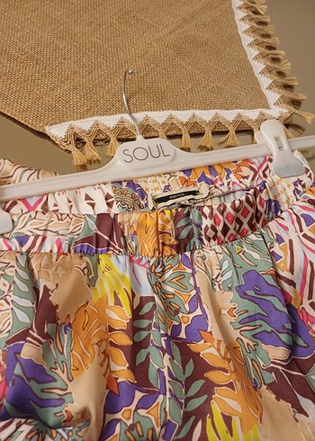 İpekyol Bohem Çok Renkli Salaş Kumaş Pantolon - Görsel 3