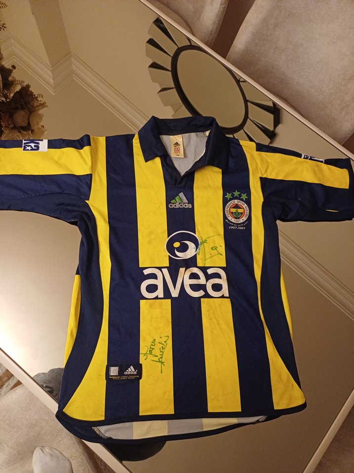 Fenerbahçe orjinal futbolcu imzalı forma - Görsel 2