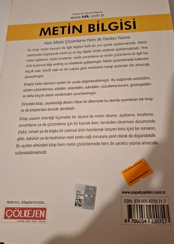 Metin Bilgisi - Prof. Dr. V. Doğan Günay - Görsel 3