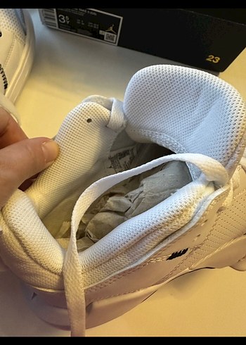 Jordan Beyaz Gri Spor Ayakkabı Velcro - Görsel 7