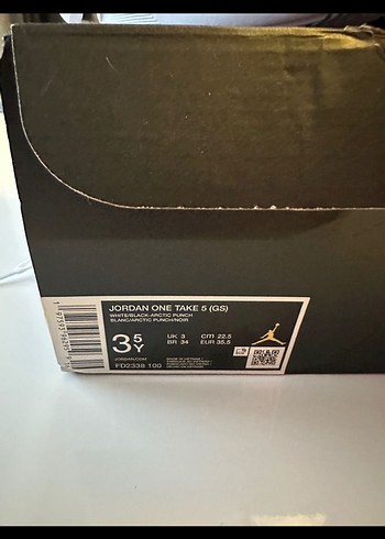 Jordan Beyaz Gri Spor Ayakkabı Velcro - Görsel 4