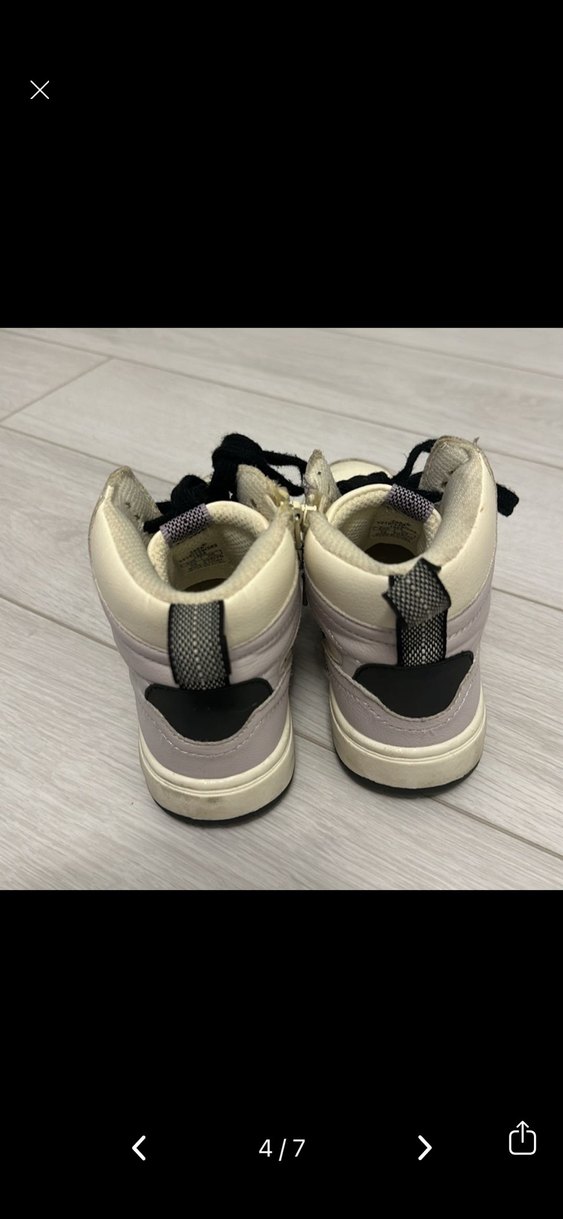 Kız Çocuk Gri Mor Bağcıklı Spor Ayakkabı - Görsel 3