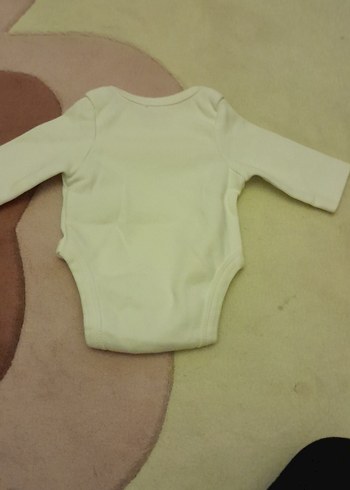 Uzun Kollu Kahverengi Leopar Desenli Bebek Body beyaz üzerine - Görsel 6