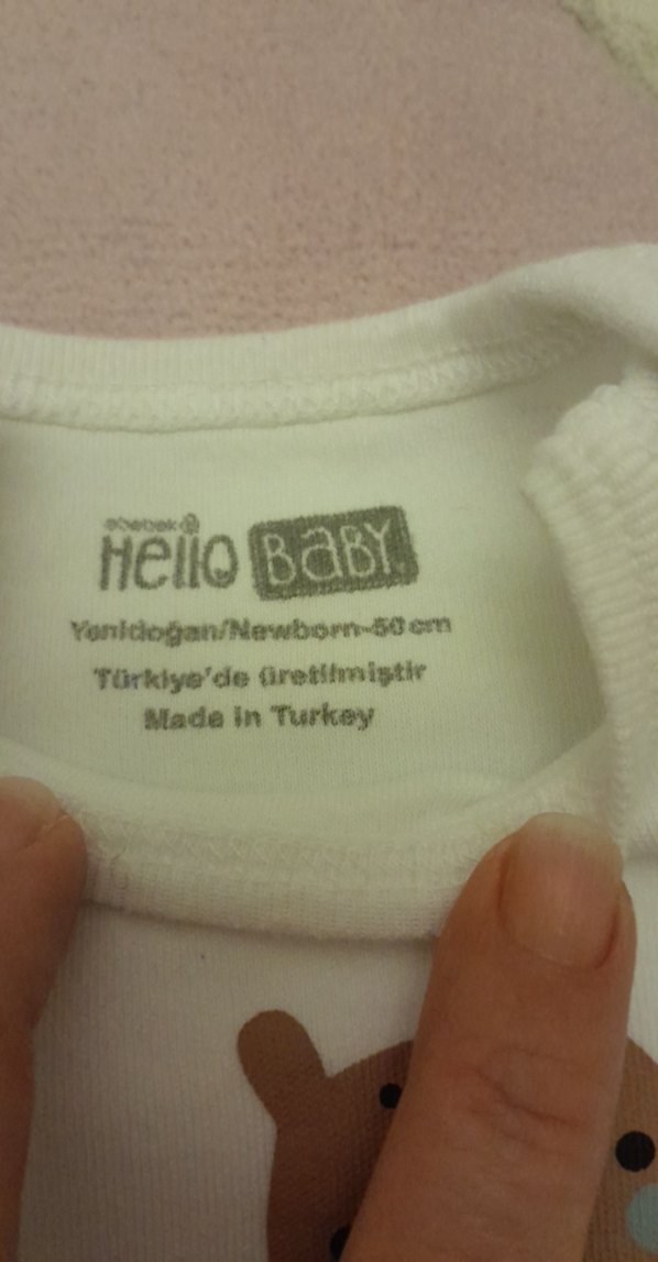 Uzun Kollu Kahverengi Leopar Desenli Bebek Body beyaz üzerine - Görsel 4