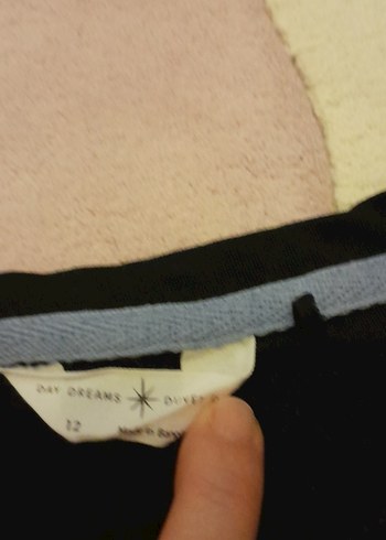 Kadın Siyah Baskılı Pamuklu Sweatshirt Markspencer - Görsel 3