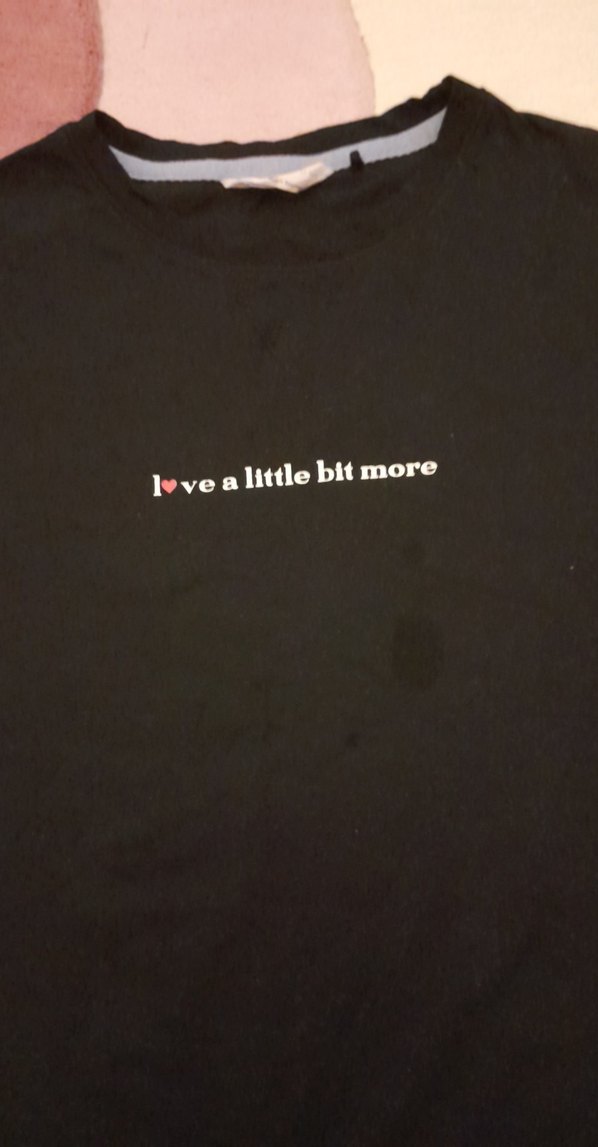 Kadın Siyah Baskılı Pamuklu Sweatshirt Markspencer - Görsel 2