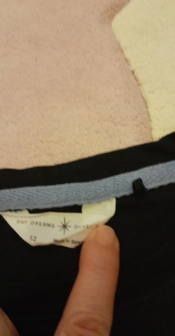 Kadın Siyah Baskılı Pamuklu Sweatshirt Markspencer - Görsel 3