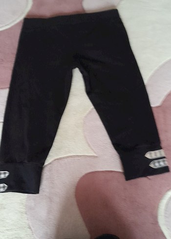 Siyah Kadın Spor Kapri Eşofman - Görsel 6