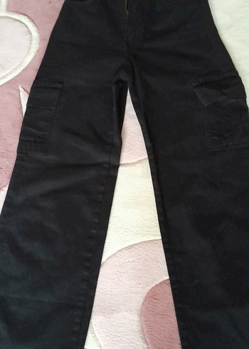 Siyah Kadın kargo tarzı  Kot Pantolon yeni giyilmedi küçük geldi - Görsel 2