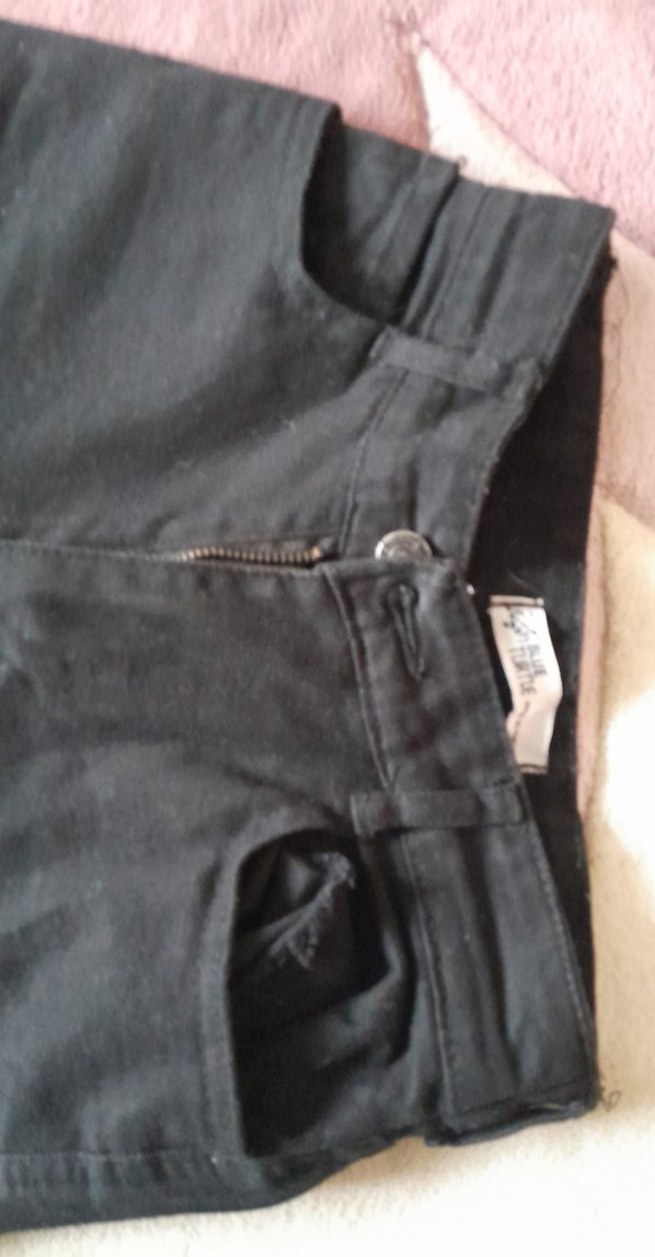 Siyah Kadın kargo tarzı  Kot Pantolon yeni giyilmedi küçük geldi - Görsel 3