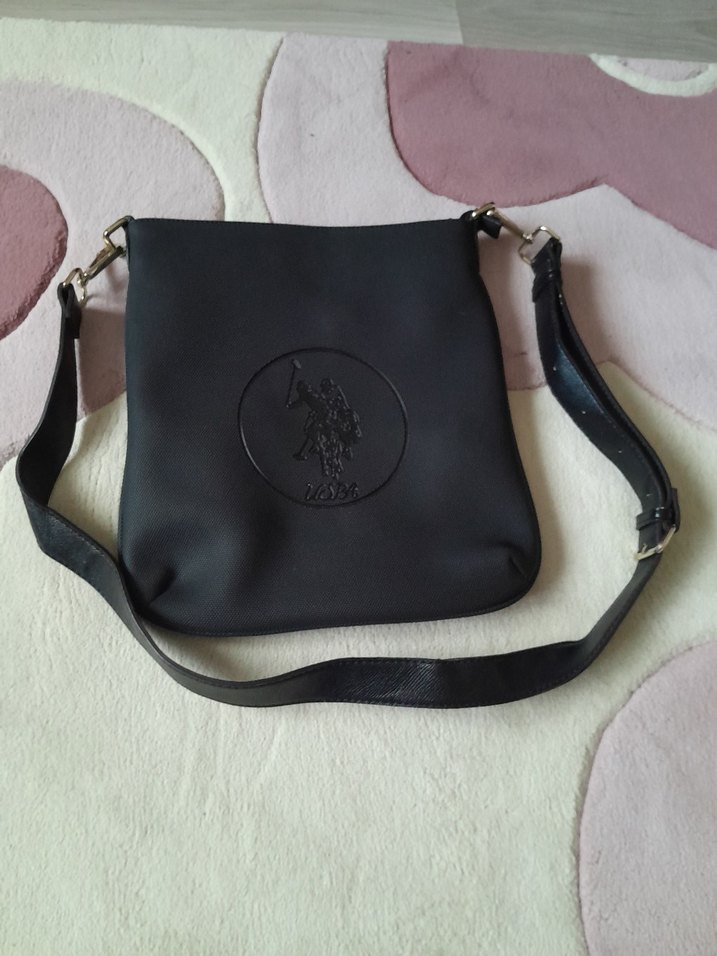 Siyah orjinal poloDeri Kadın Çanta - Görsel 4
