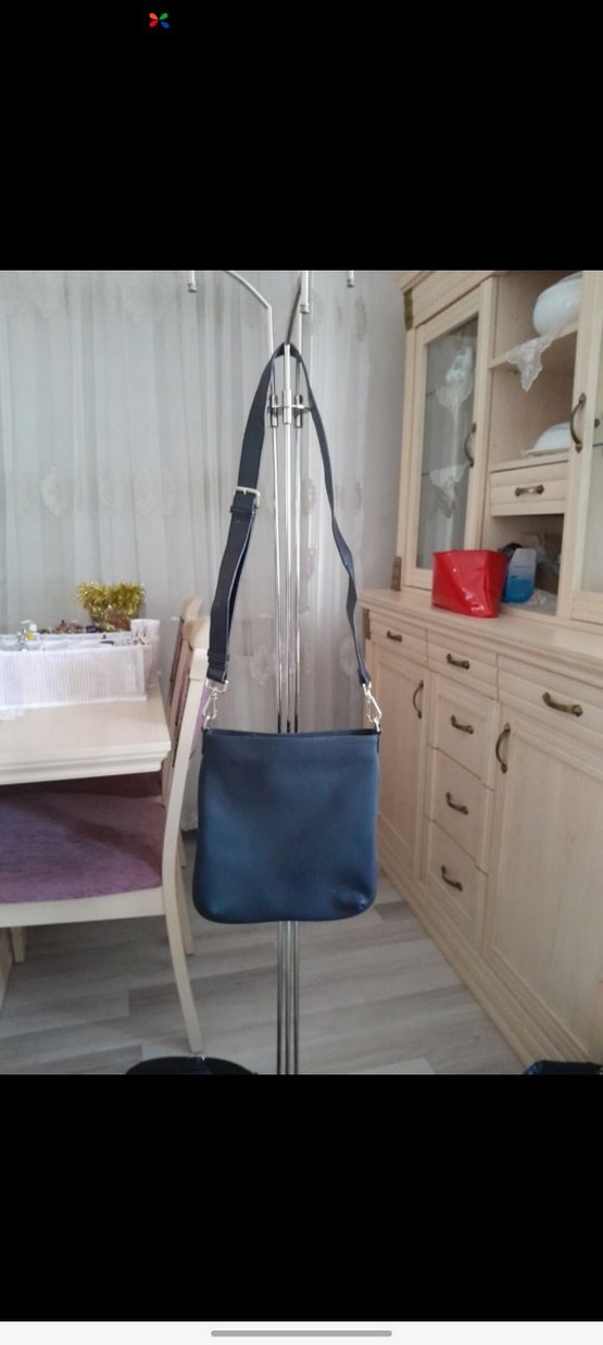 Siyah orjinal poloDeri Kadın Çanta - Görsel 3