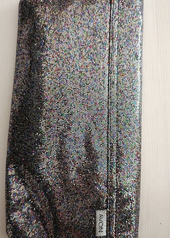 Parlak Simli Kadın Portföy Çanta - Görsel 3