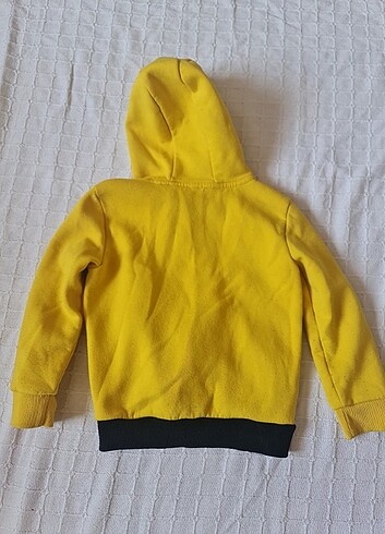 Koton fermuarlı kapşonlu sweet - Görsel 2