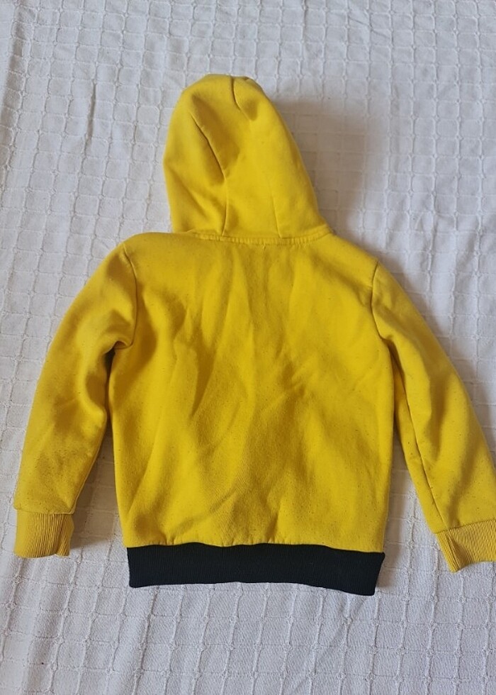 Koton fermuarlı kapşonlu sweet - Görsel 2