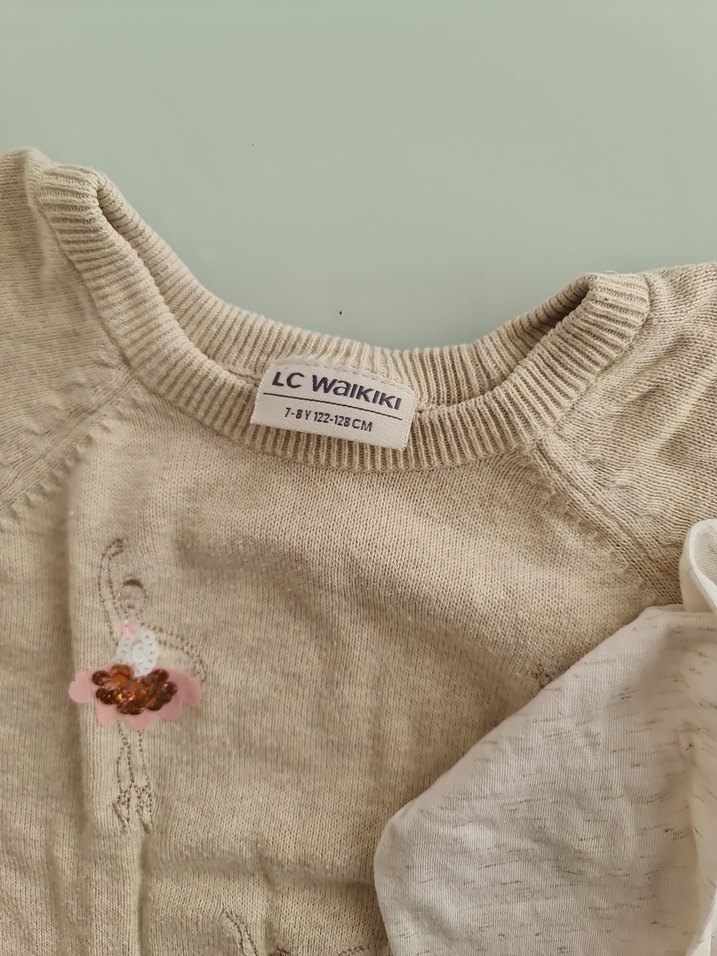 Kız Çocuk Nakışlı Uzun Kollu Bohem sweet 2 li bale görselli - Görsel 5