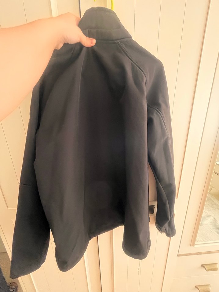 Erkek  Siyah Fermuarlı  Taktık Ceket/ince mont - Görsel 5