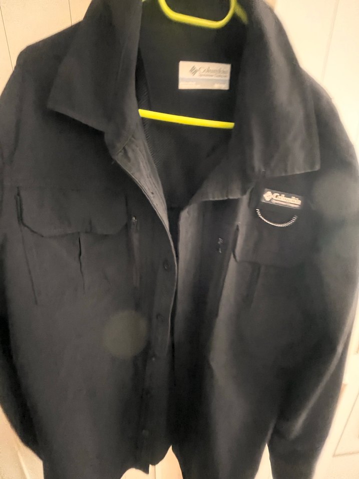 Columbia Siyah Erkek Düğmeli  taktık gömlek - Görsel 5