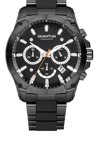 Quantum Siyah Kronograf Erkek Saati - Görsel 2