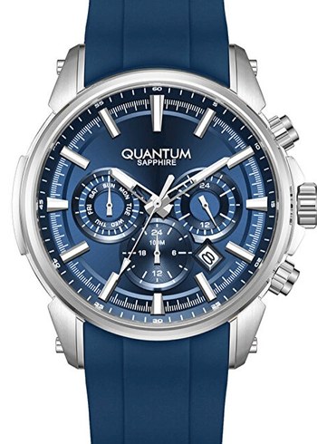 Quantum Siyah Kronograf Erkek Saati - Görsel 5