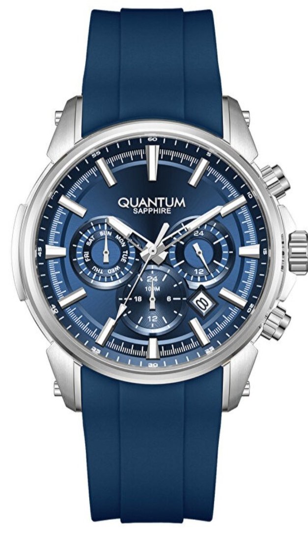 Quantum Siyah Kronograf Erkek Saati - Görsel 5