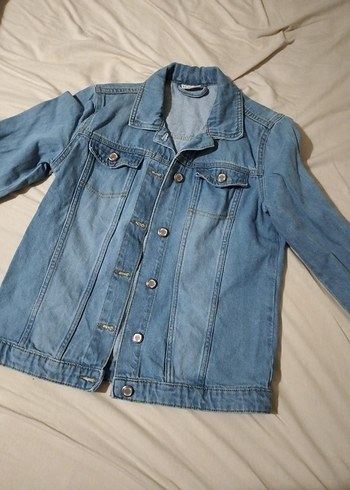 Mavi Denim Düğmeli Kadın Ceket - Görsel 2