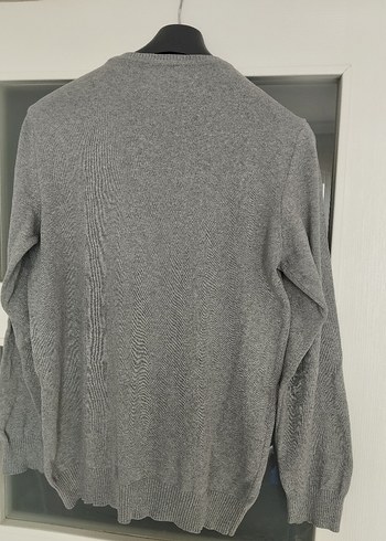 Gri Bisiklet Yaka Erkek Triko Kazak - Görsel 2