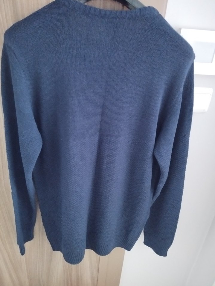 Lacivert Triko Erkek Kazak - Görsel 2