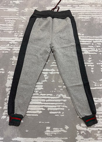 Fermuarlı Gri Erkek Spor Eşofman Altı - Görsel 2