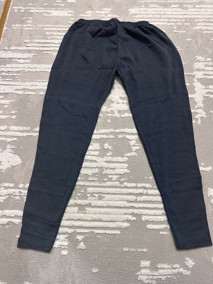 Düz Gri Erkek Tayt - Görsel 2