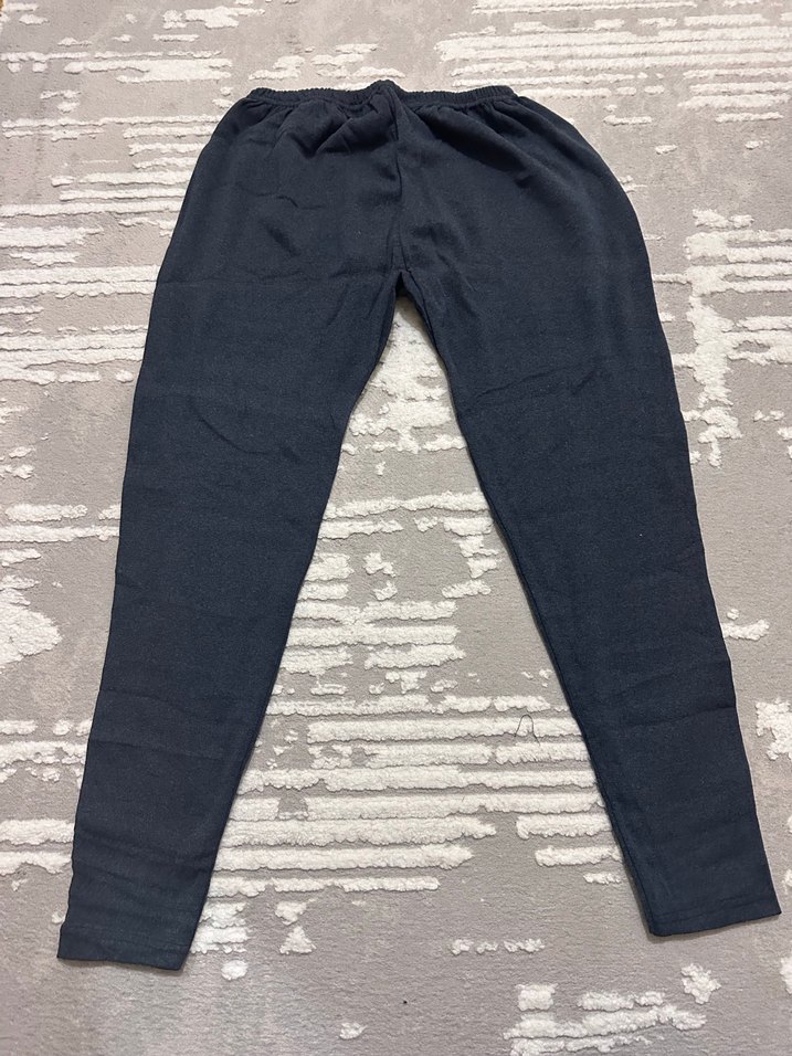 Düz Gri Erkek Tayt - Görsel 3