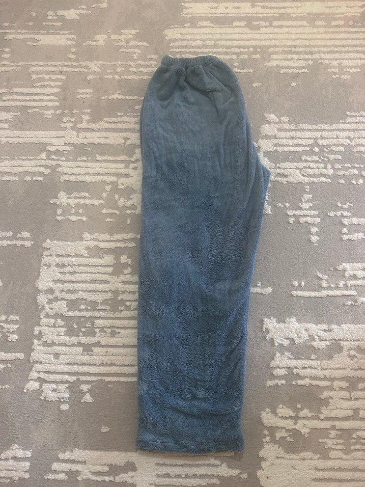 İndigo Peluş Pijama - Görsel 2