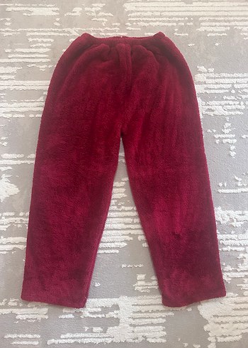 Bordo Peluş Polar - Görsel 3