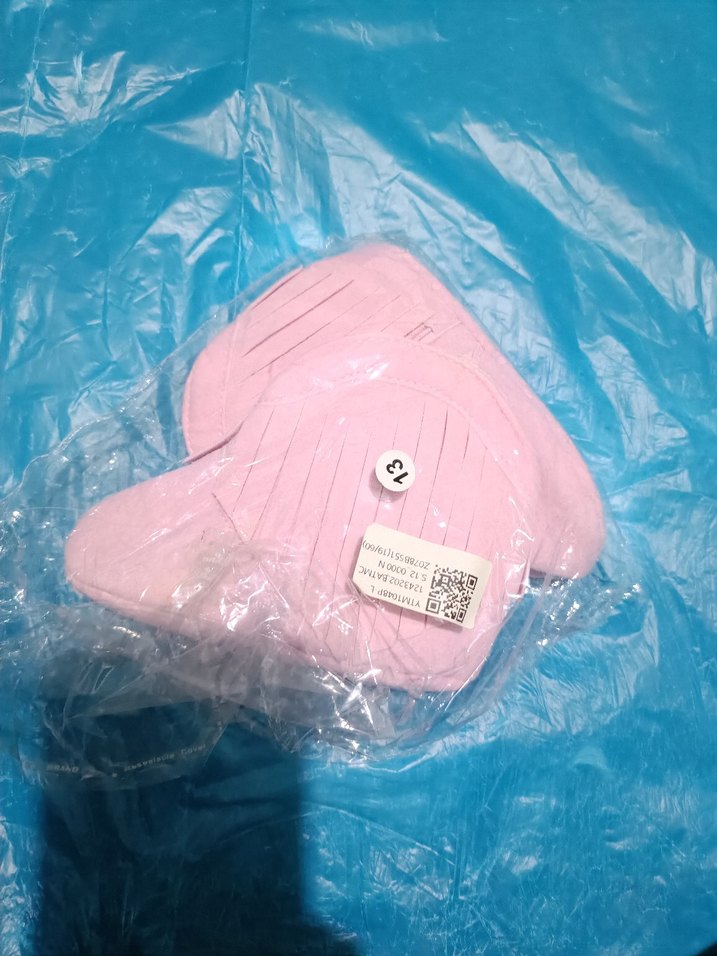 Pembe Süet Püsküllü Kız Bebek İlk Adım Ayakkabısı - Görsel 2