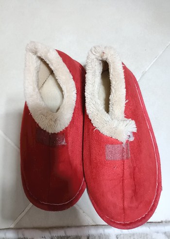 Kız Çocuk  Kürklü Sıcak ev terliği panduf - Görsel 4