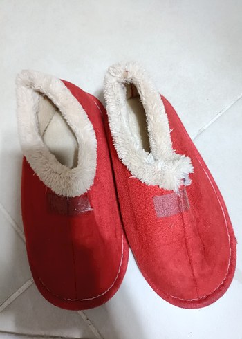 Kız Çocuk  Kürklü Sıcak ev terliği panduf - Görsel 2