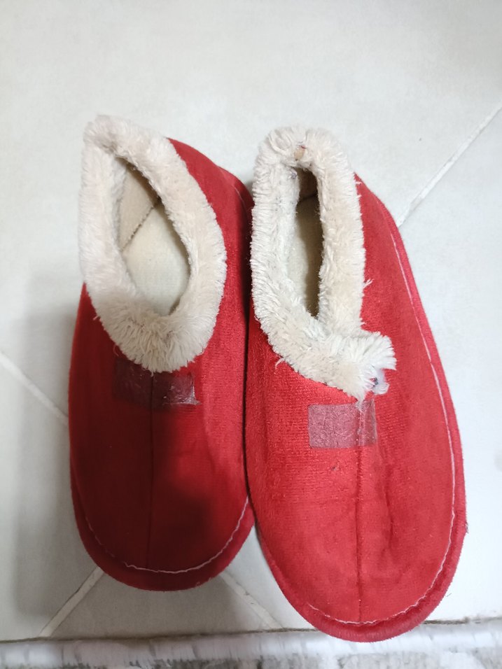 Kız Çocuk  Kürklü Sıcak ev terliği panduf - Görsel 4