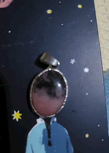 rodonit taşı kolye ucu - Görsel 5