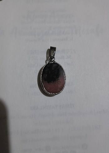rodonit taşı kolye ucu - Görsel 6