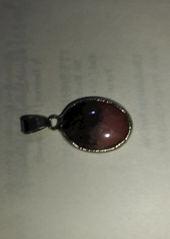 rodonit taşı kolye ucu - Görsel 2