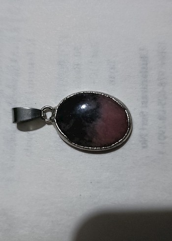 rodonit taşı kolye ucu - Görsel 3