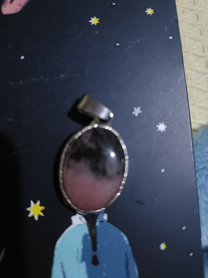 rodonit taşı kolye ucu - Görsel 5