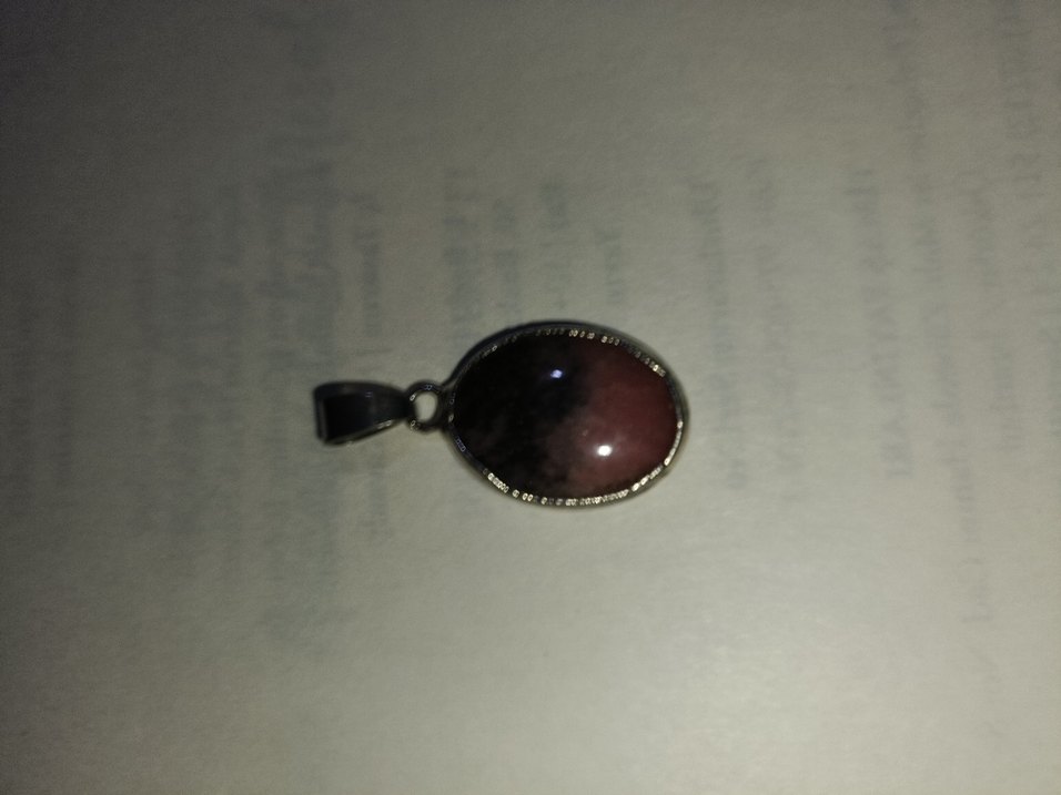 rodonit taşı kolye ucu - Görsel 2