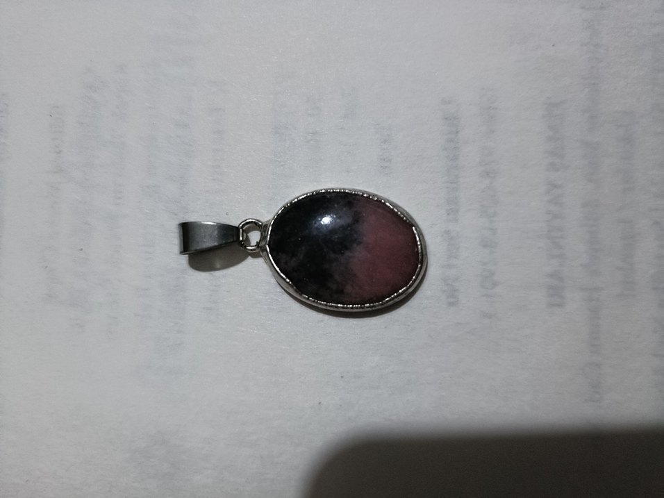rodonit taşı kolye ucu - Görsel 3
