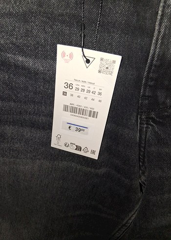 Gri Denim Erkek Şort Loose Fit - Görsel 2