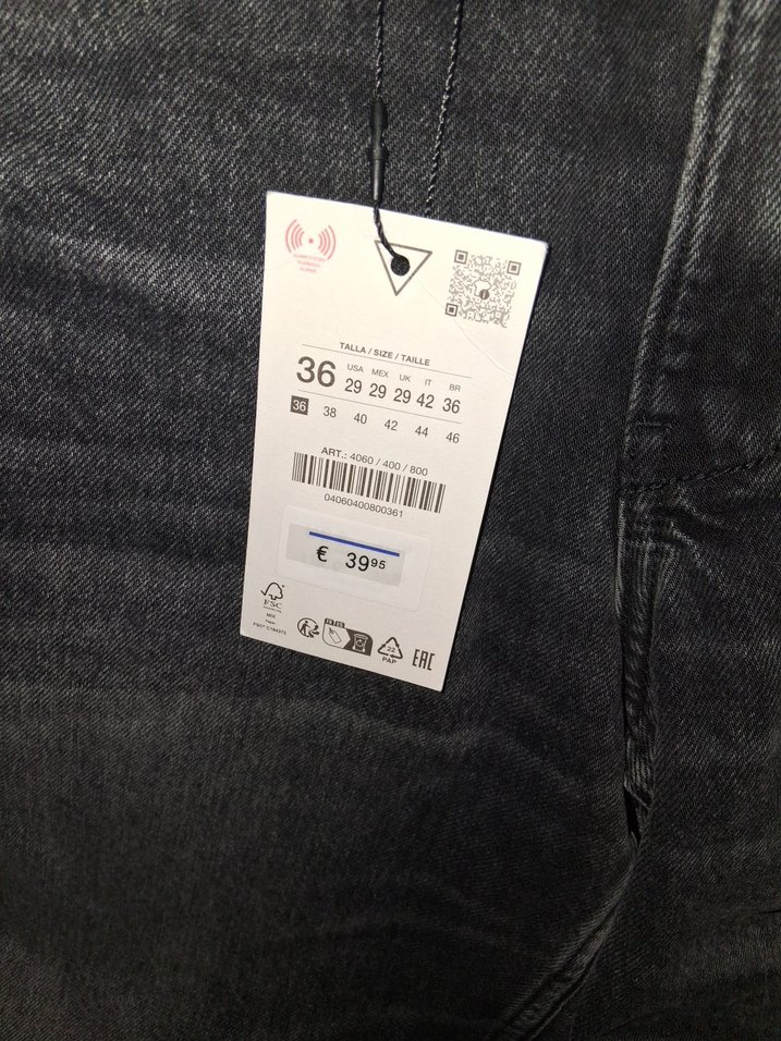 Gri Denim Erkek Şort Loose Fit - Görsel 2