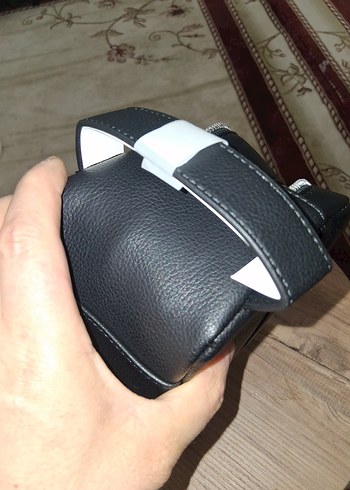 Siyah deri erkek çantası - Görsel 4