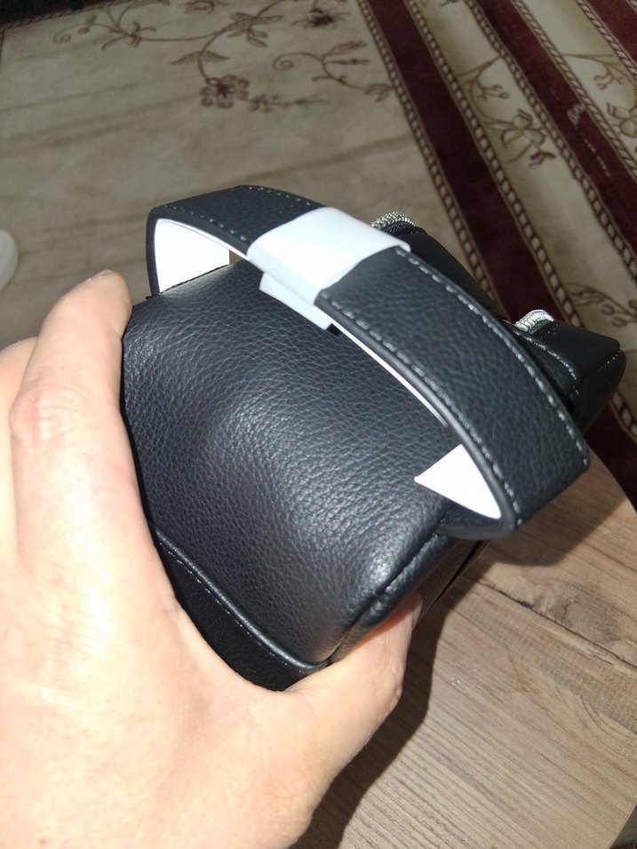 Siyah deri erkek çantası - Görsel 4