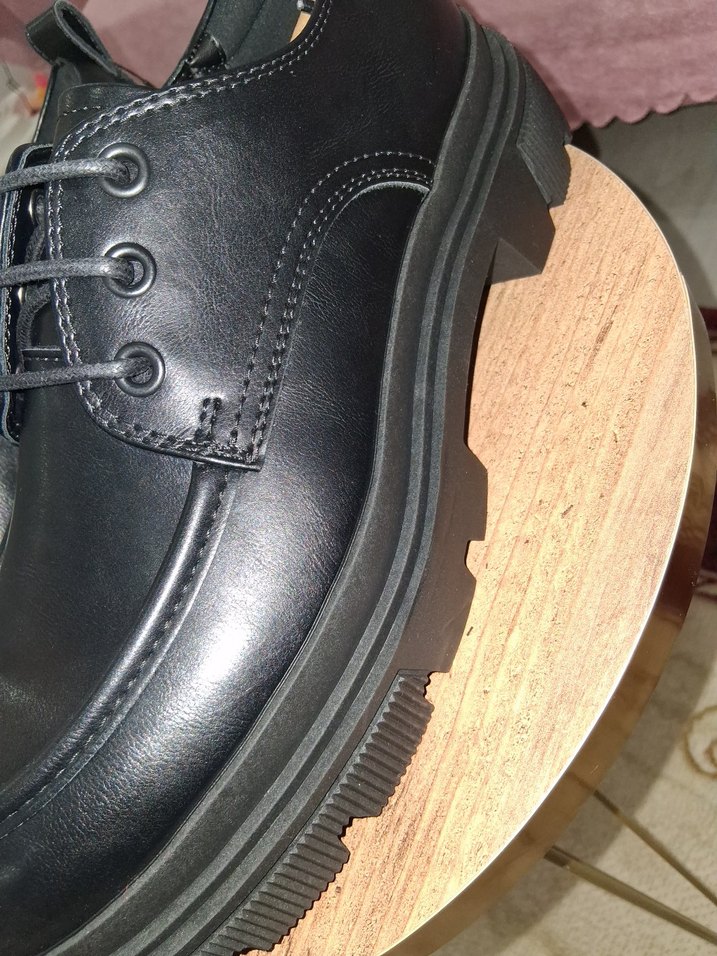 Erkek Siyah Parlak Klasik Ofis Ayakkabısı - Görsel 2