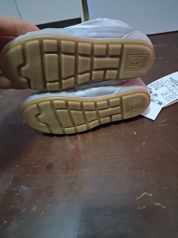 Gri kız  Çocuk Spor Ayakkabı Velcro - Görsel 3